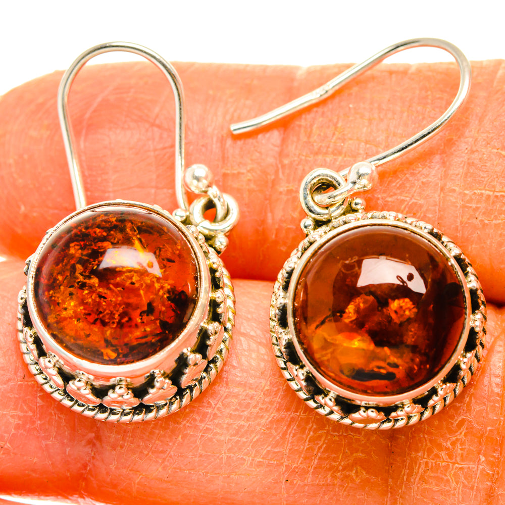 Baltic Amber Earrings handcrafted by Anasilvercos - EARR427748