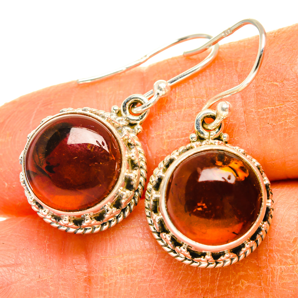 Baltic Amber Earrings handcrafted by Anasilvercos - EARR427749