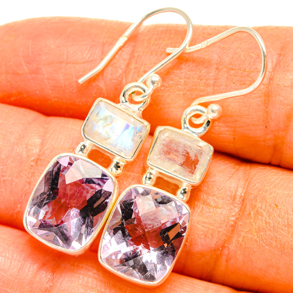Kunzite Earrings handcrafted by Anasilvercos - EARR427752