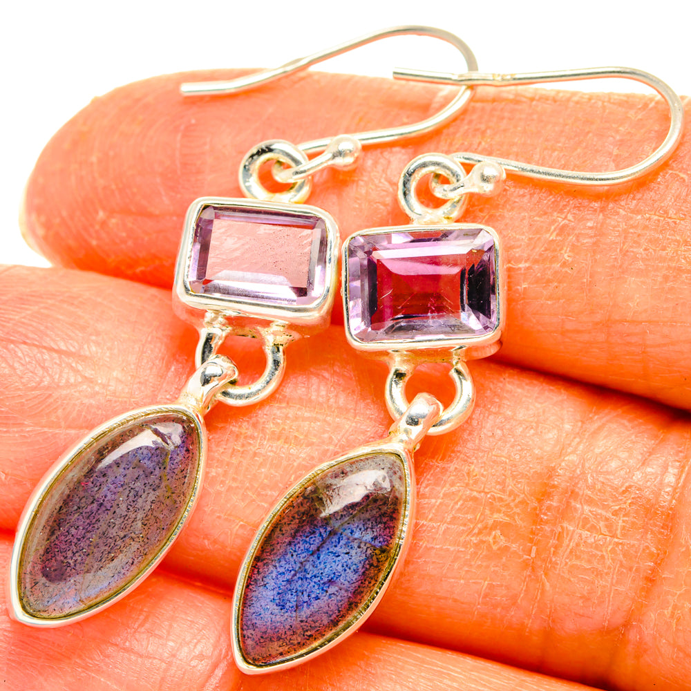 Labradorite Earrings handcrafted by Anasilvercos - EARR427759