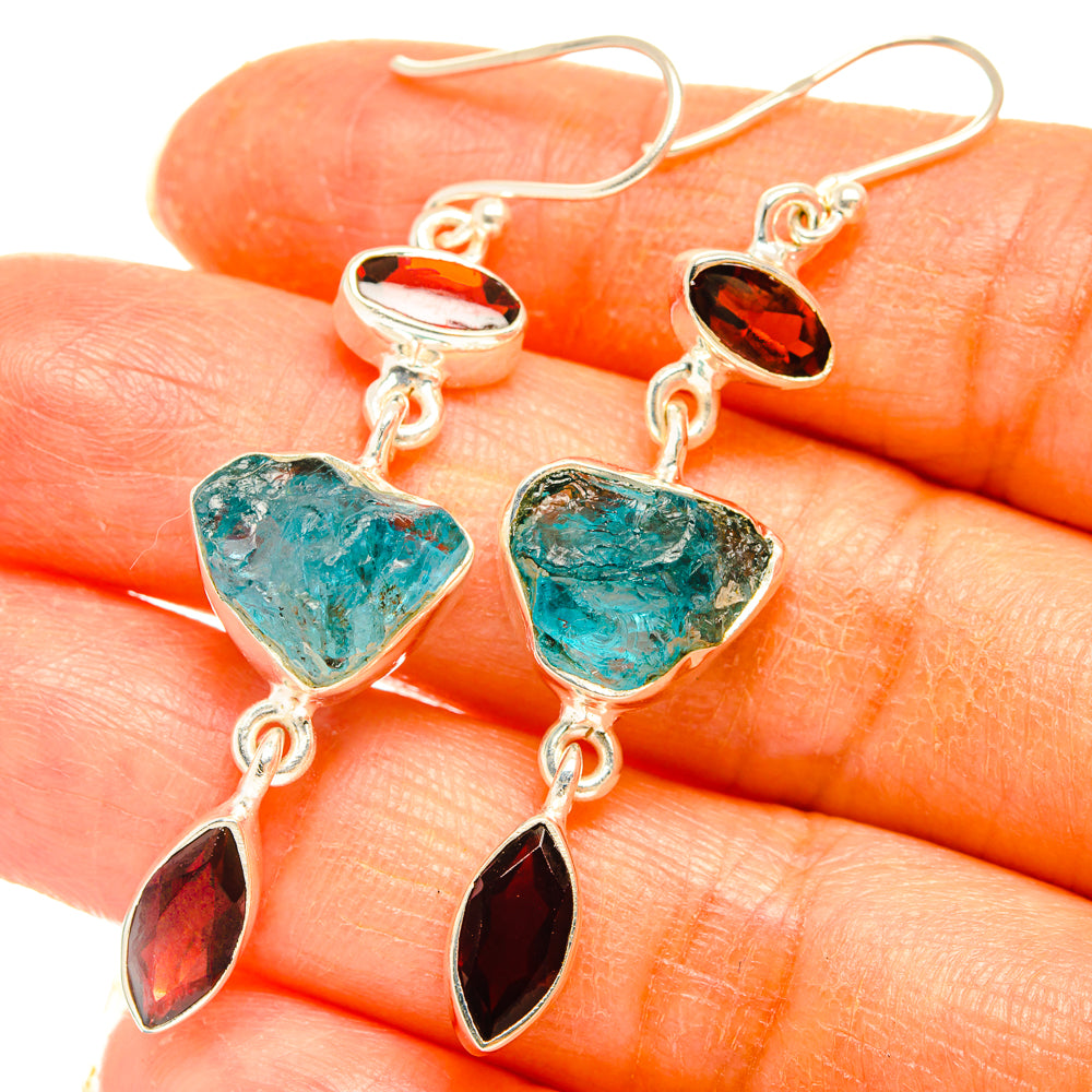 Apatite Earrings handcrafted by Anasilvercos - EARR427761