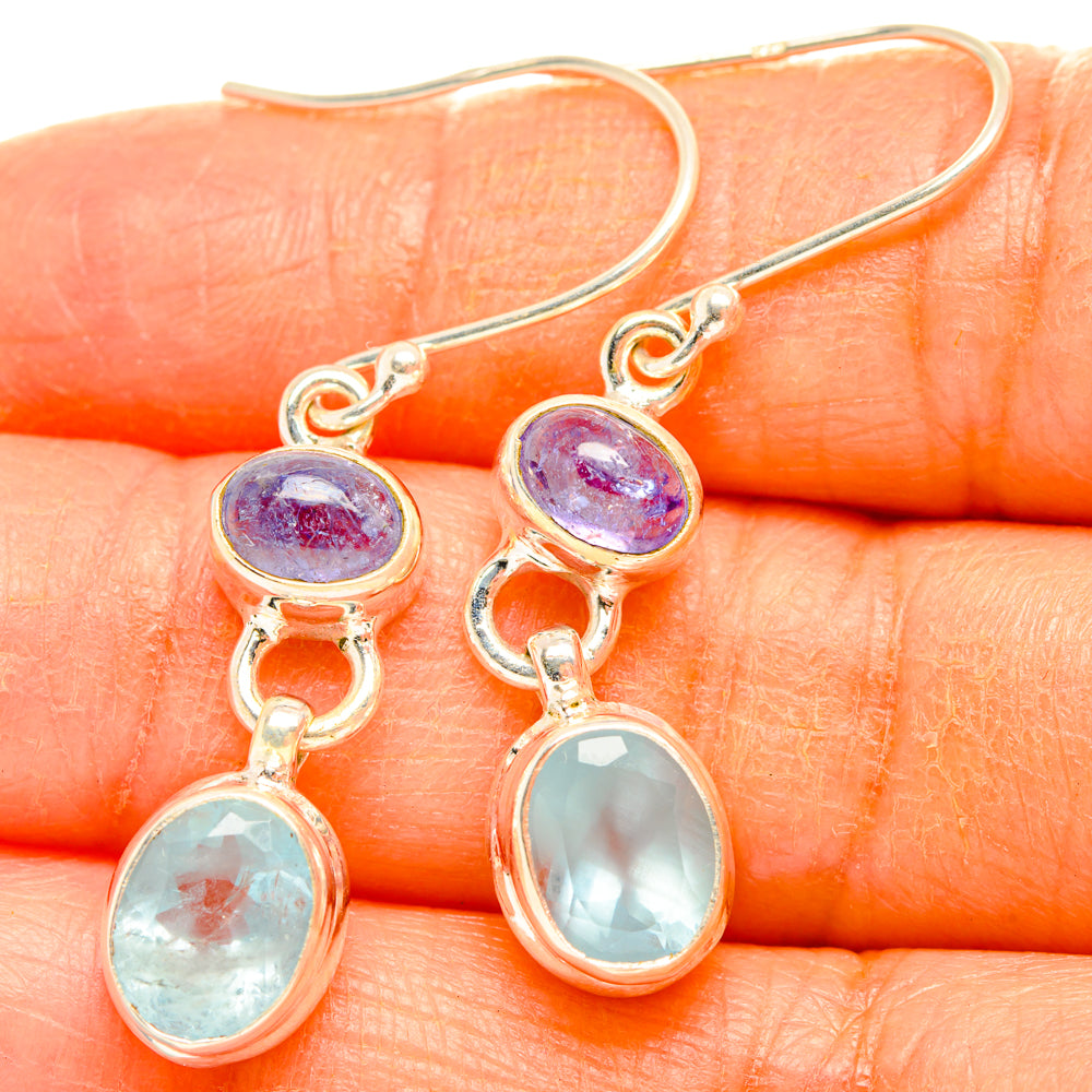 Aquamarine Earrings handcrafted by Anasilvercos - EARR427812