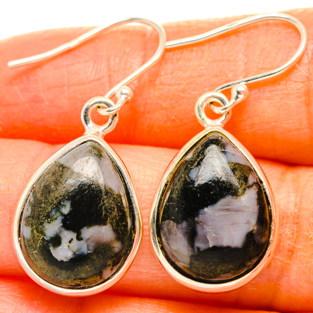 Gabbro Stone Earrings handcrafted by Anasilvercos - EARR427813