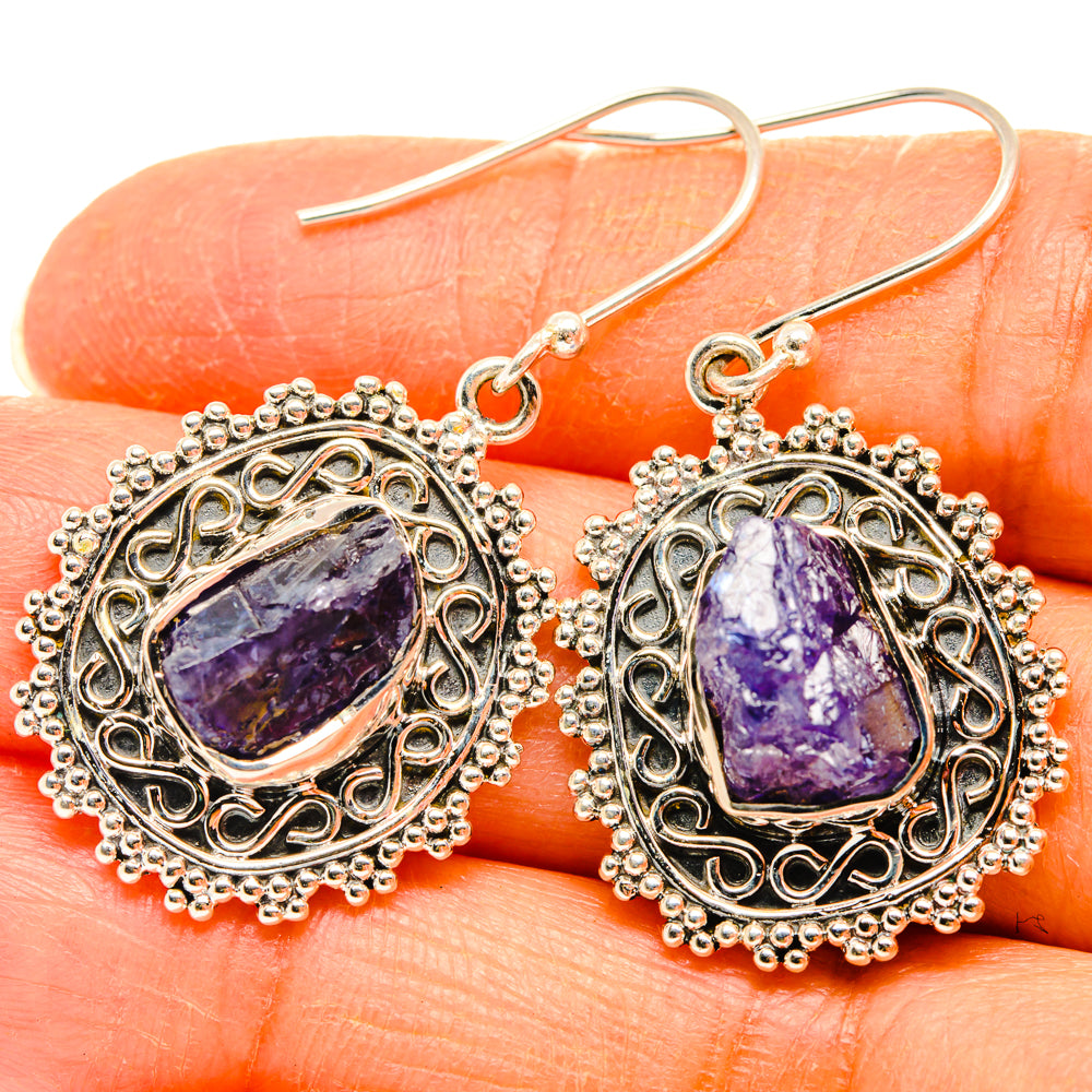 Tanzanite Earrings handcrafted by Anasilvercos - EARR427831