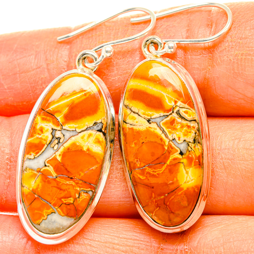 Maligano Jasper Earrings handcrafted by Anasilvercos - EARR427851