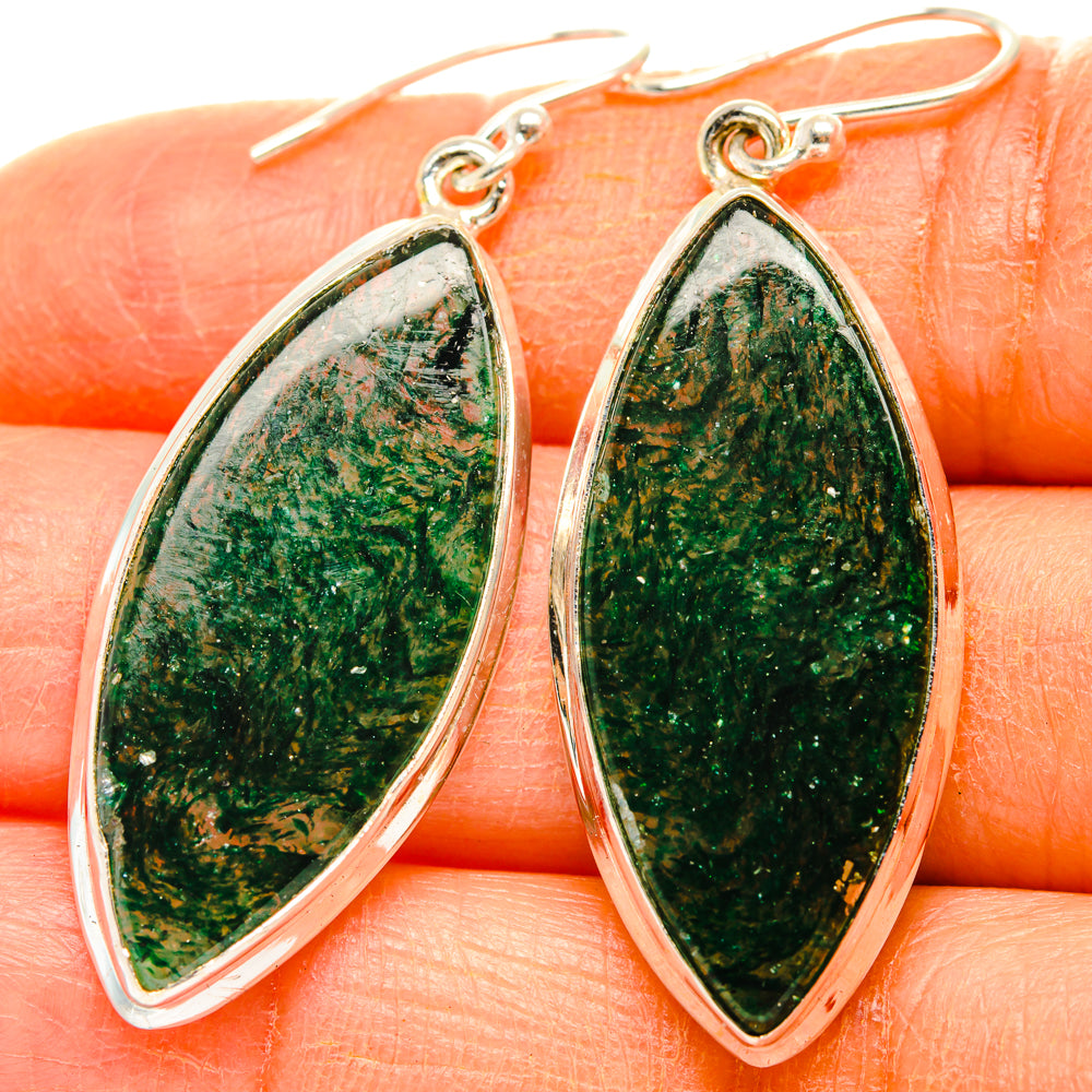 Green Aventurine Earrings handcrafted by Anasilvercos - EARR427860