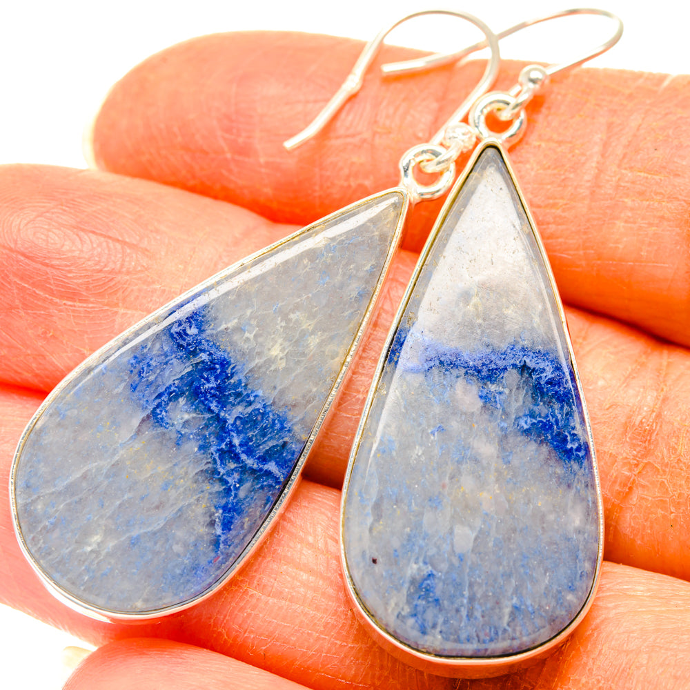 Sodalite Earrings handcrafted by Anasilvercos - EARR427868