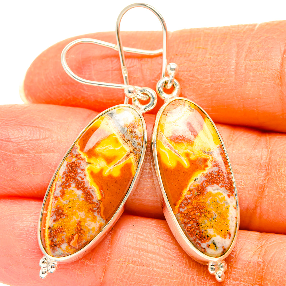 Maligano Jasper Earrings handcrafted by Anasilvercos - EARR427873