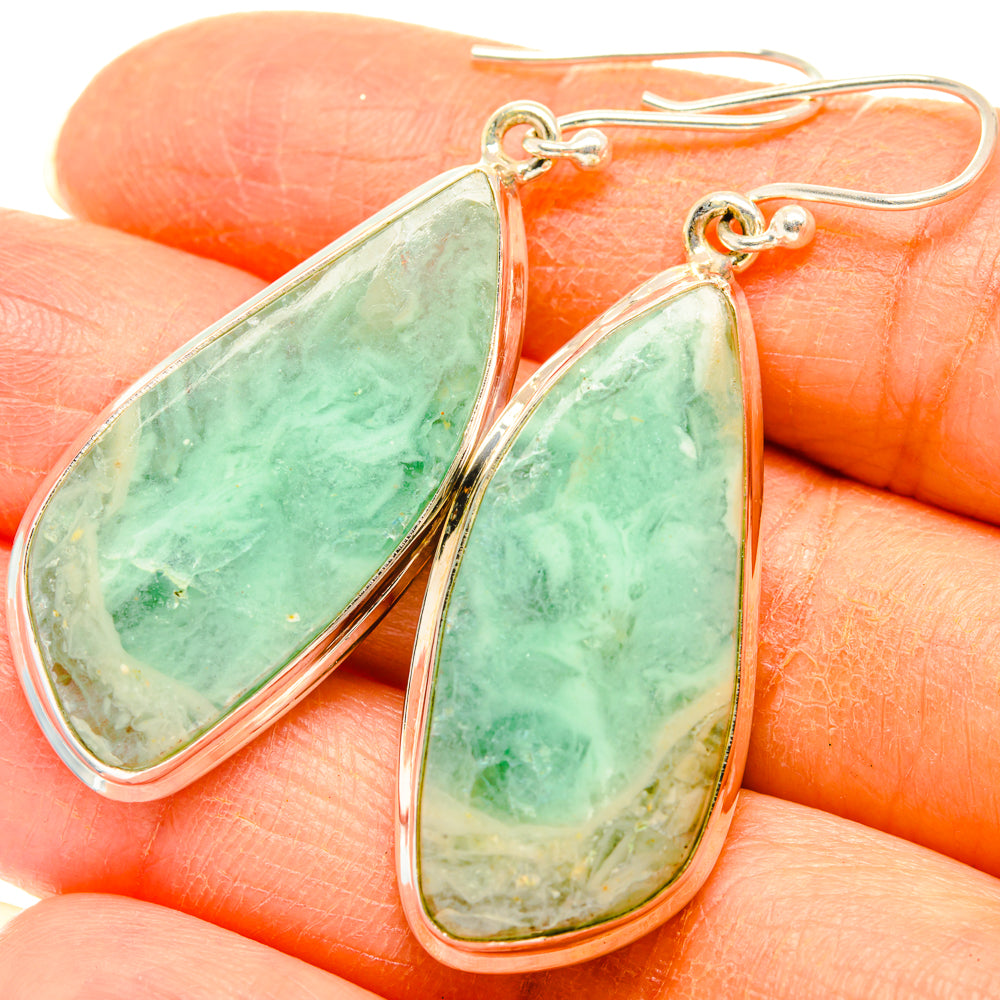 Lemon Jasper Earrings handcrafted by Anasilvercos - EARR427881