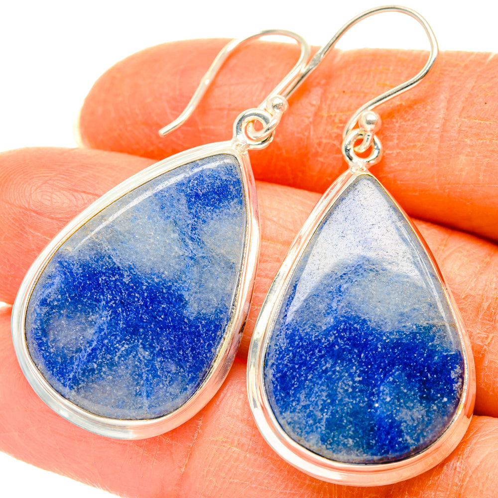 Sodalite Earrings handcrafted by Anasilvercos - EARR427887