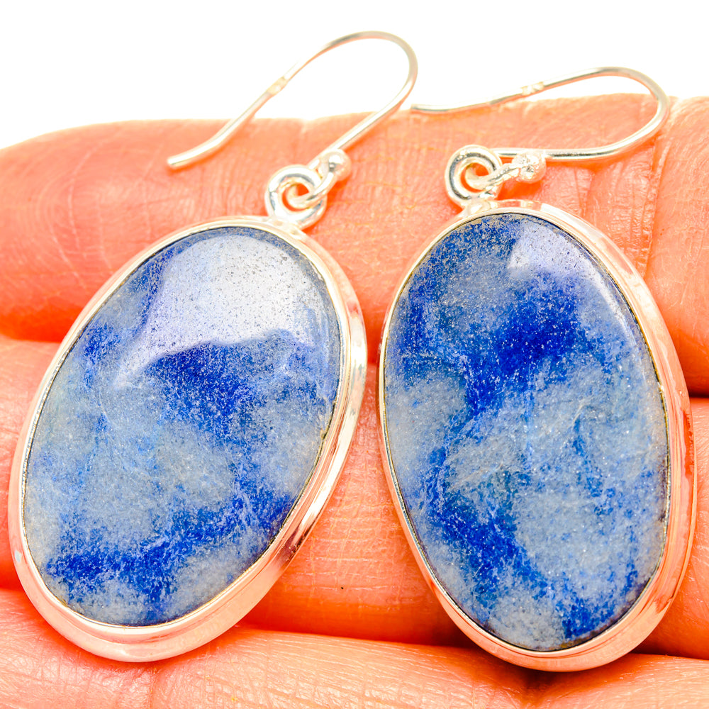 Sodalite Earrings handcrafted by Anasilvercos - EARR427893