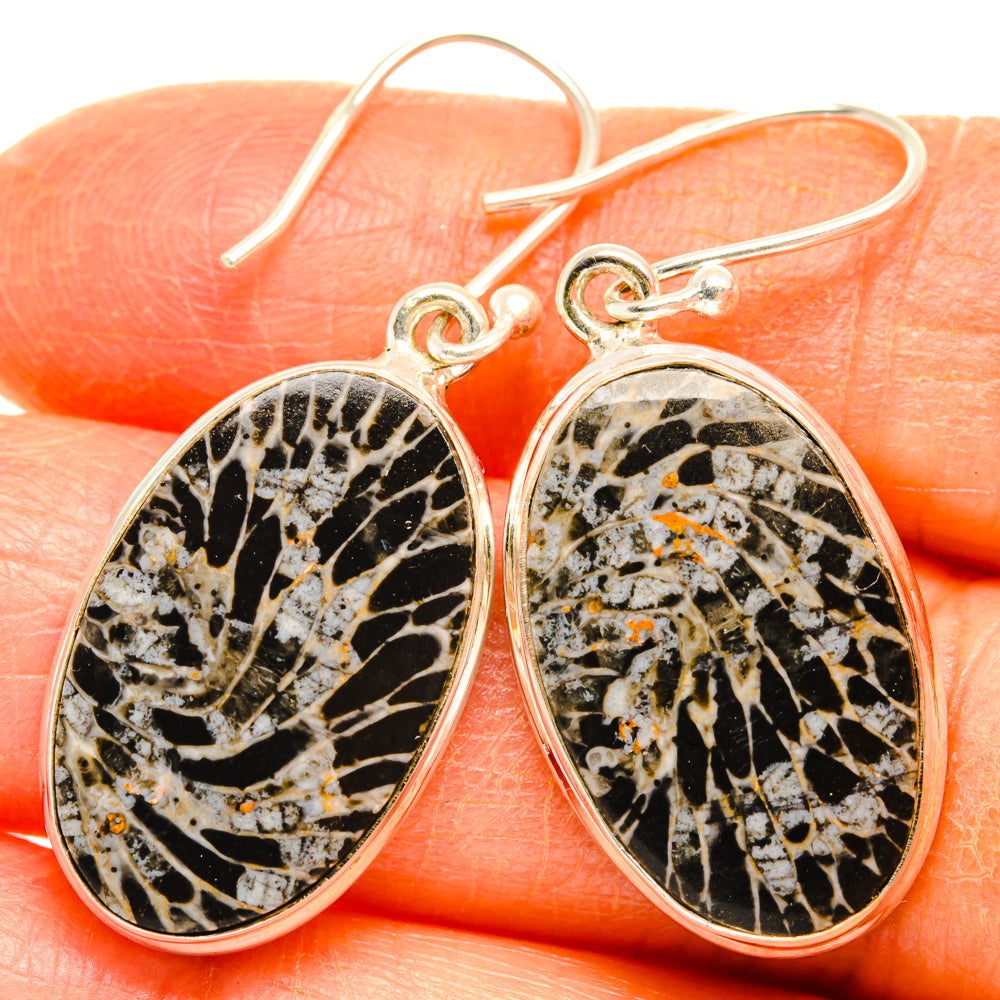 Stingray Coral Earrings handcrafted by Anasilvercos - EARR427897