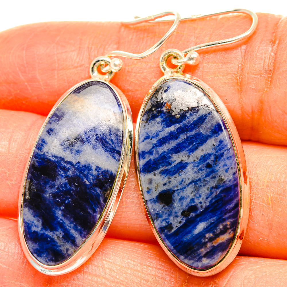 Sodalite Earrings handcrafted by Anasilvercos - EARR427902