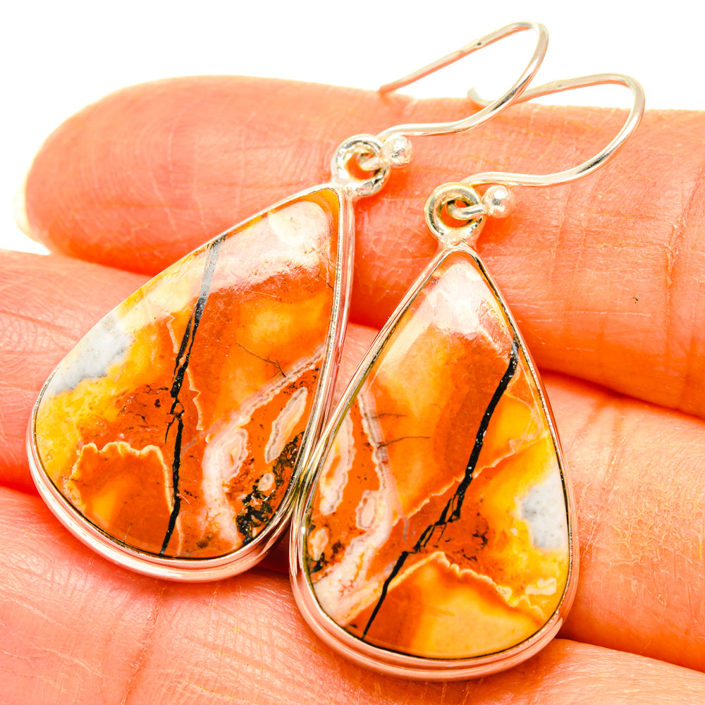 Maligano Jasper Earrings handcrafted by Anasilvercos - EARR427909