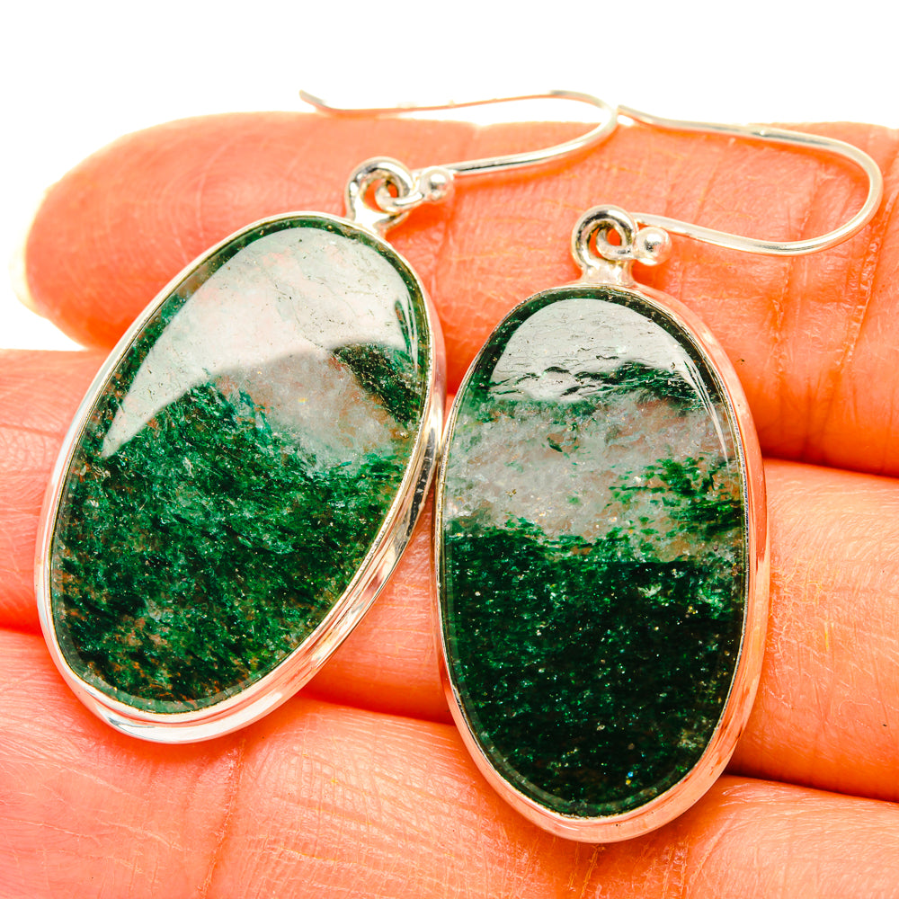 Green Aventurine Earrings handcrafted by Anasilvercos - EARR427914