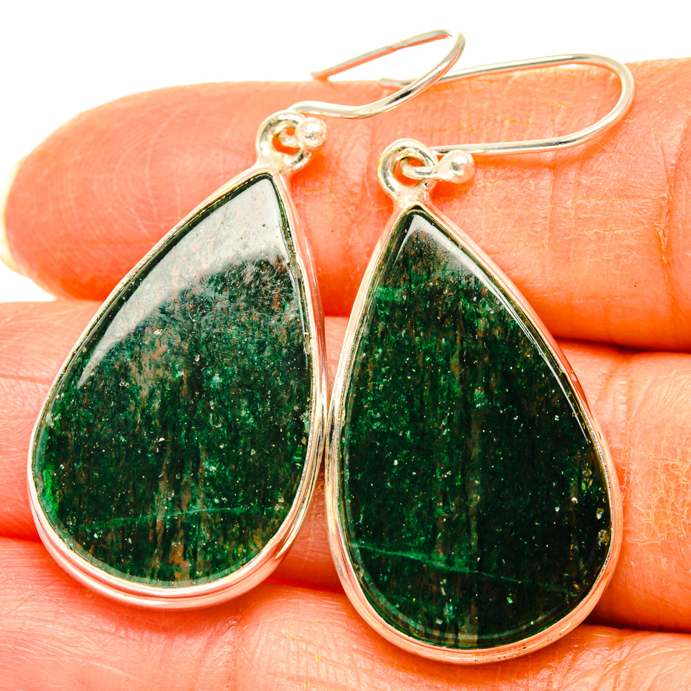 Green Aventurine Earrings handcrafted by Anasilvercos - EARR427919