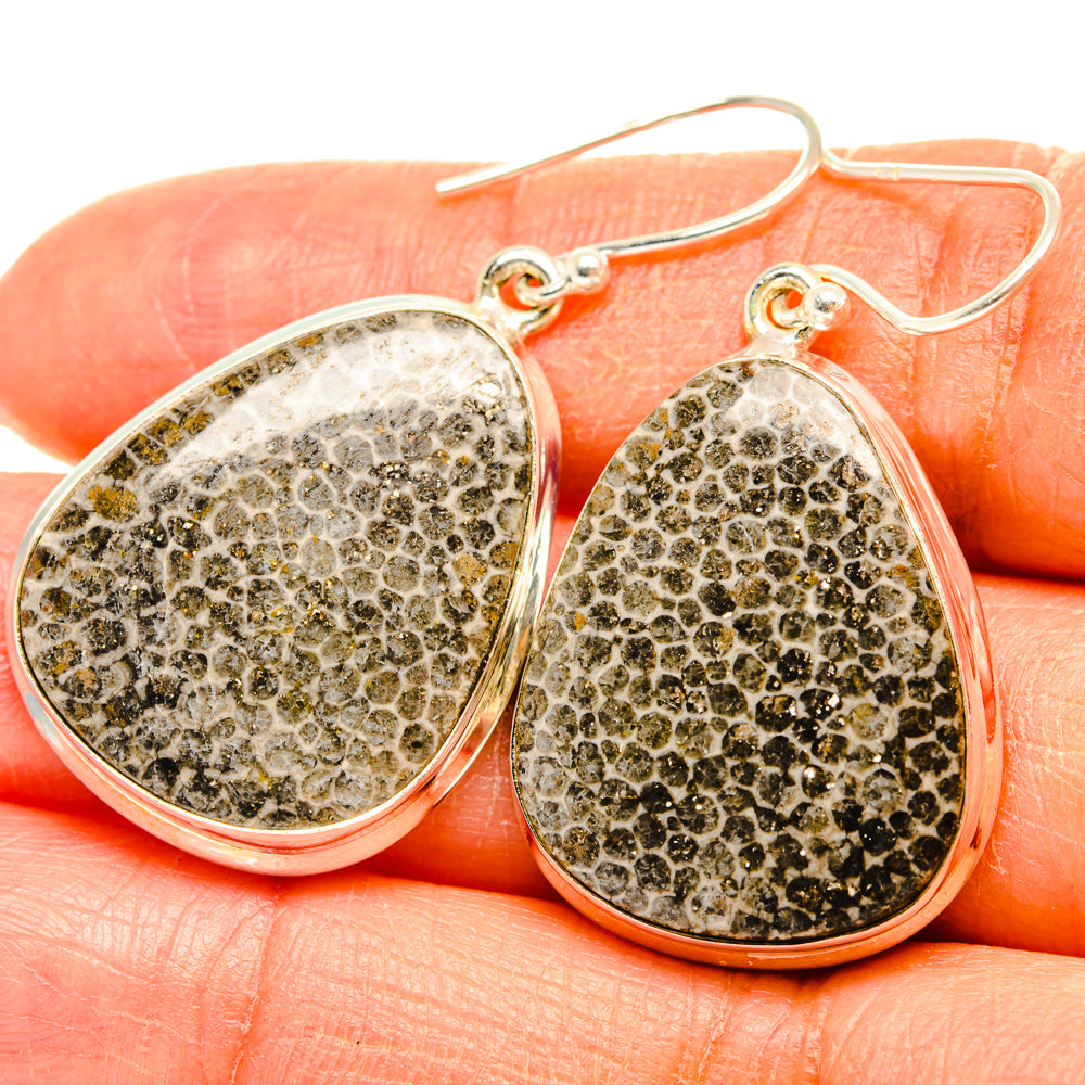 Stingray Coral Earrings handcrafted by Anasilvercos - EARR427938