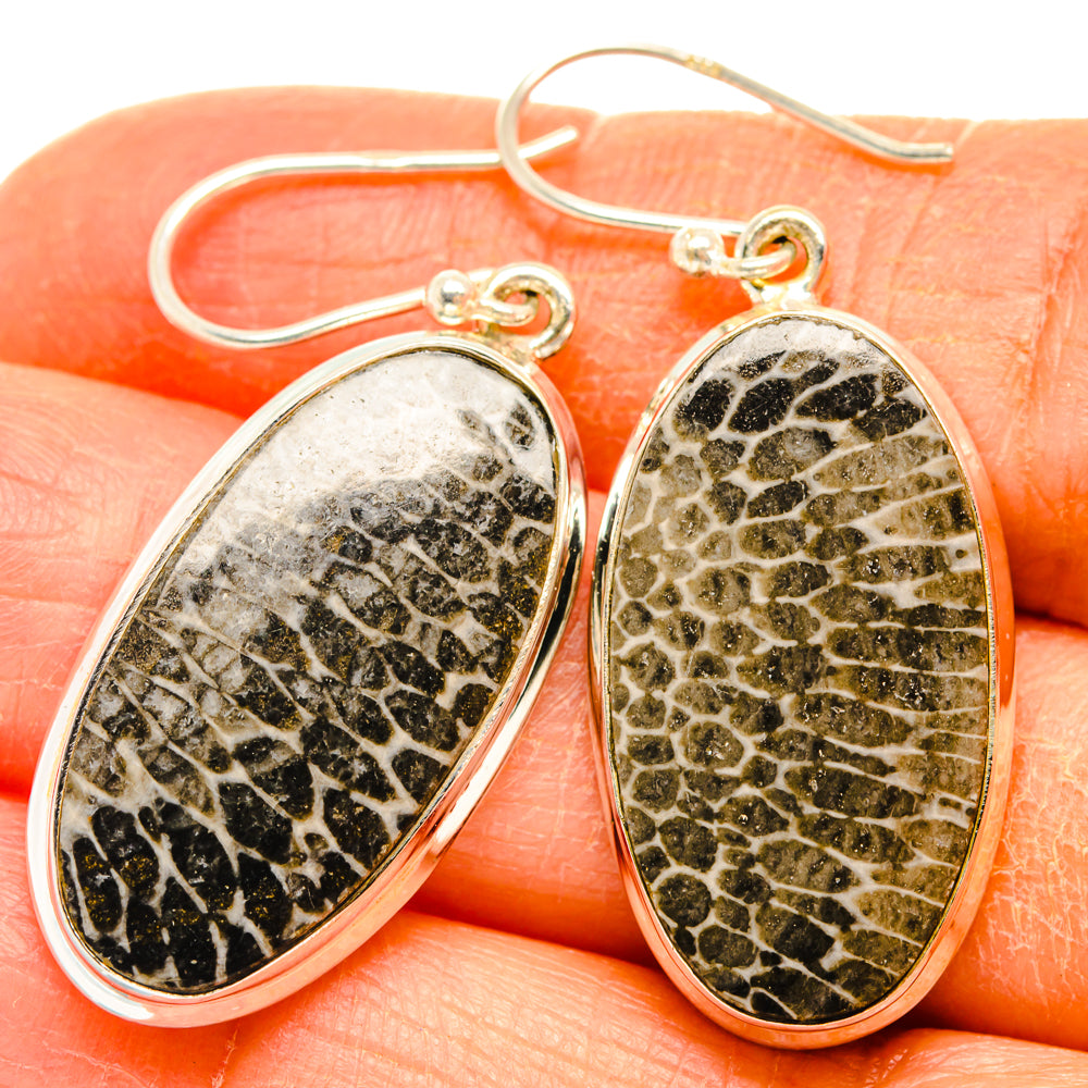 Stingray Coral Earrings handcrafted by Anasilvercos - EARR427965