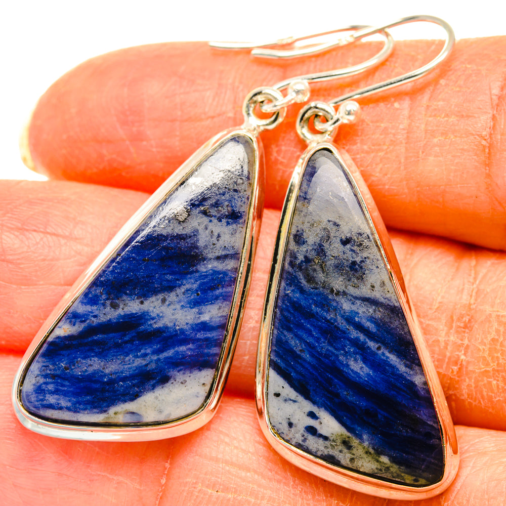 Sodalite Earrings handcrafted by Anasilvercos - EARR427966