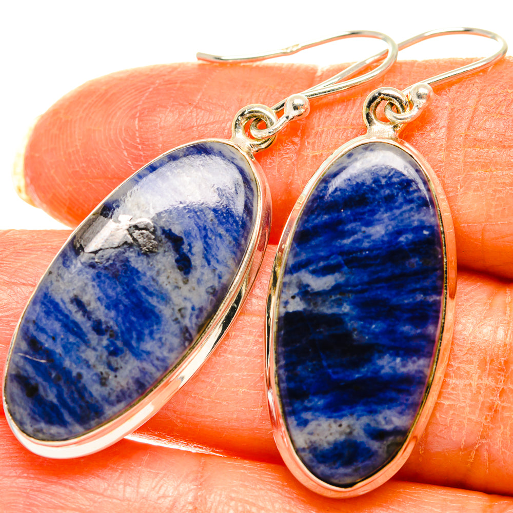 Sodalite Earrings handcrafted by Anasilvercos - EARR427975