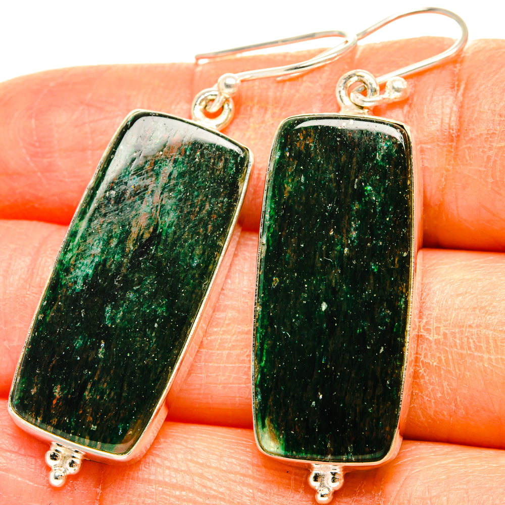 Green Aventurine Earrings handcrafted by Anasilvercos - EARR427977