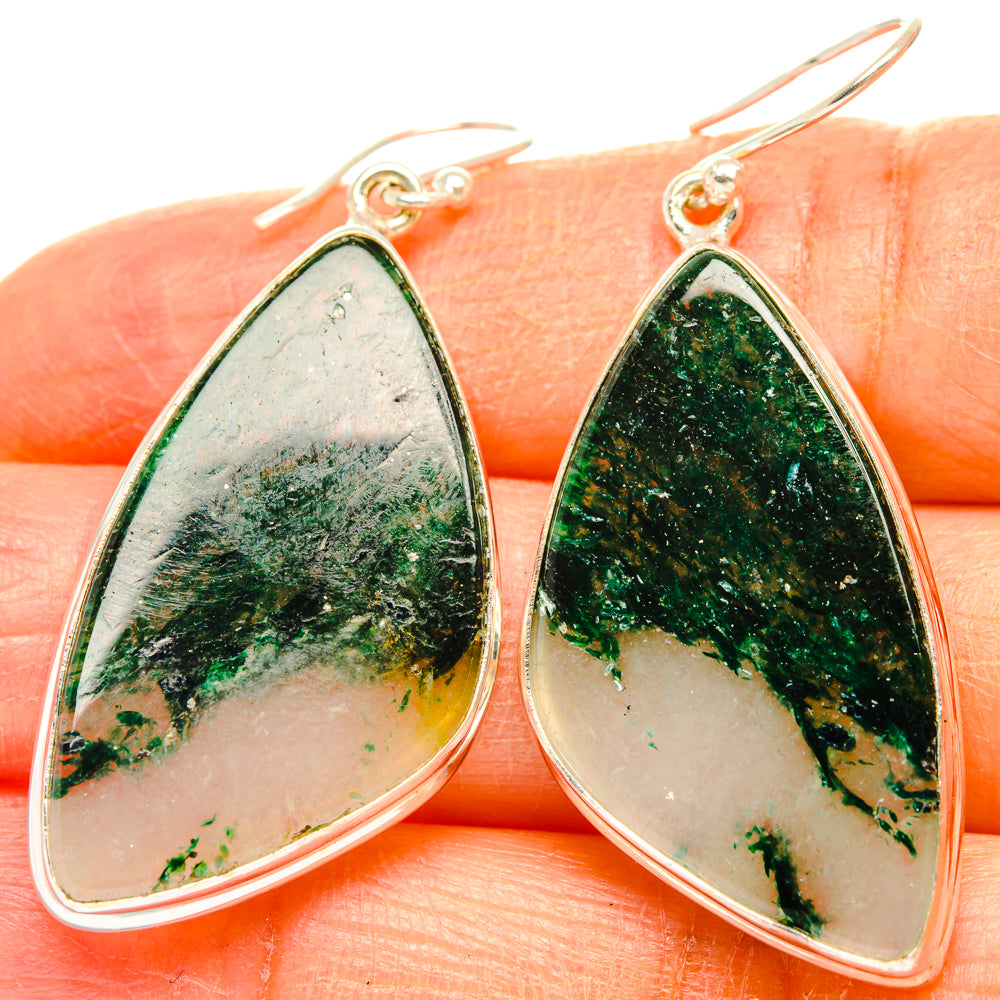 Green Aventurine Earrings handcrafted by Anasilvercos - EARR427978