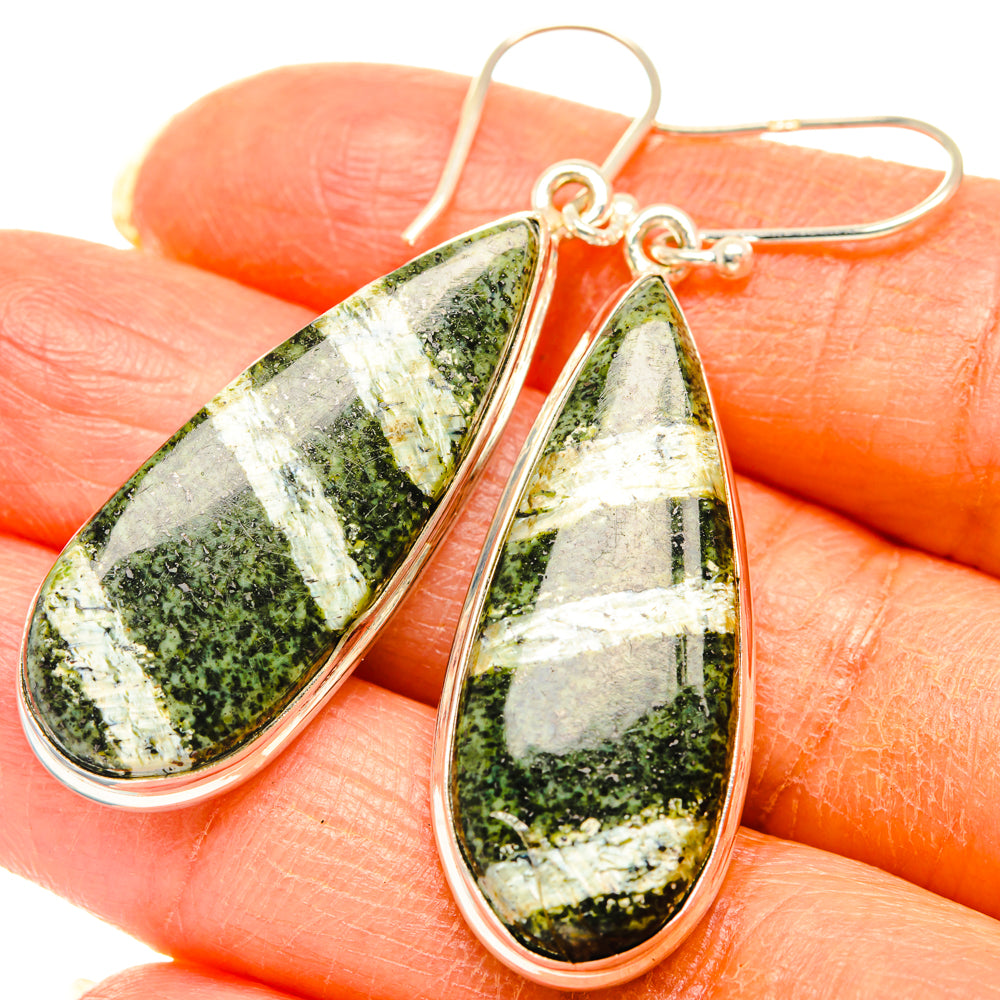 Green Aventurine Earrings handcrafted by Anasilvercos - EARR427980