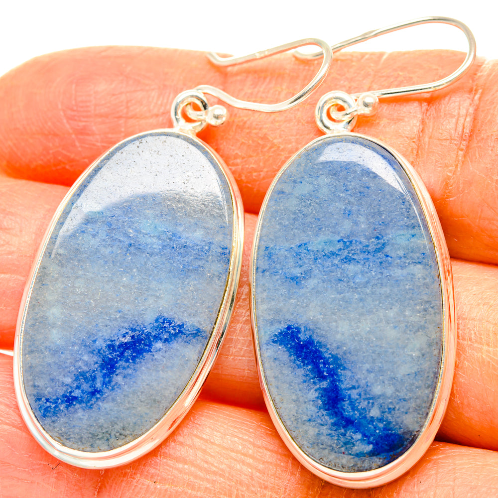 Sodalite Earrings handcrafted by Anasilvercos - EARR427983