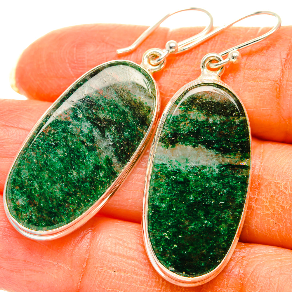 Green Aventurine Earrings handcrafted by Anasilvercos - EARR427984