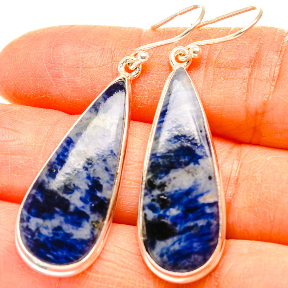 Sodalite Earrings handcrafted by Anasilvercos - EARR427993