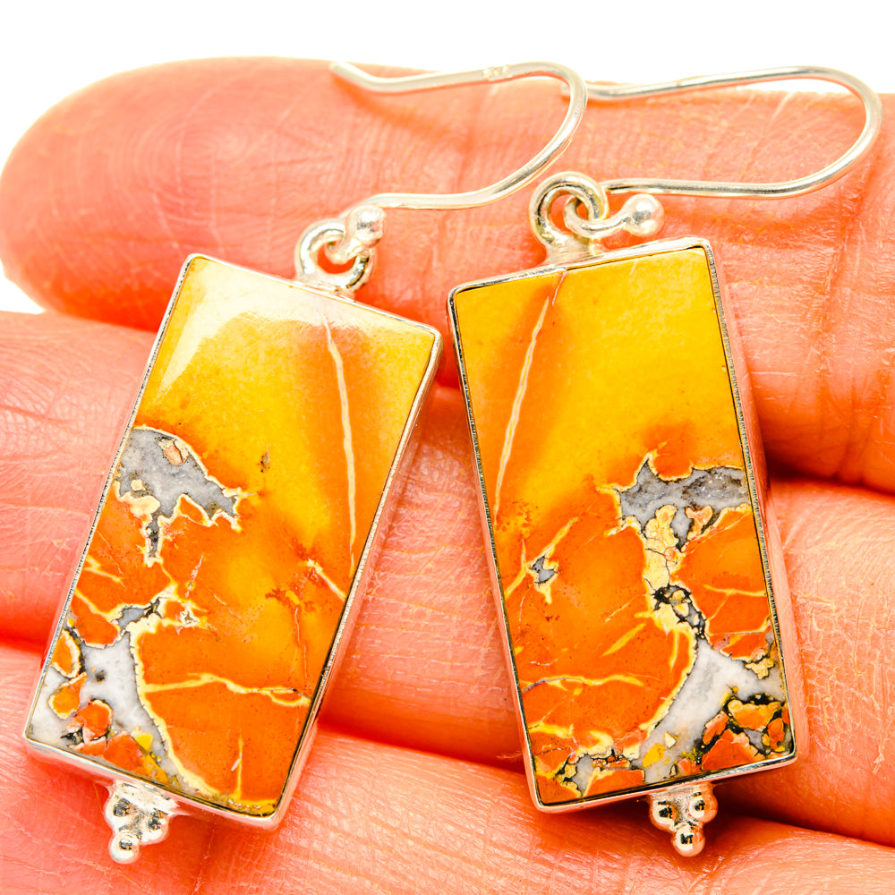 Maligano Jasper Earrings handcrafted by Anasilvercos - EARR428048
