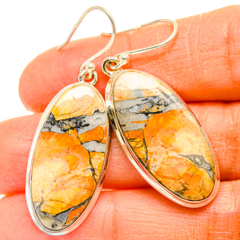 Maligano Jasper Earrings handcrafted by Anasilvercos - EARR428057