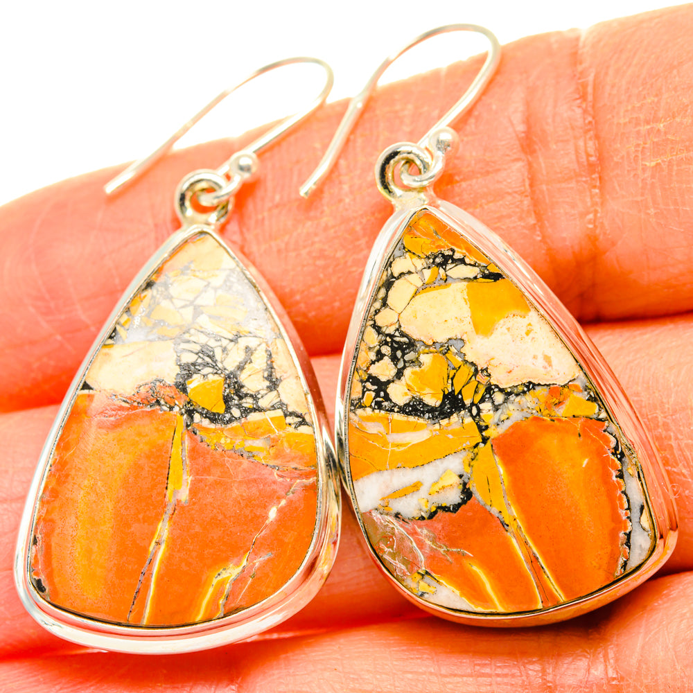 Maligano Jasper Earrings handcrafted by Anasilvercos - EARR428064