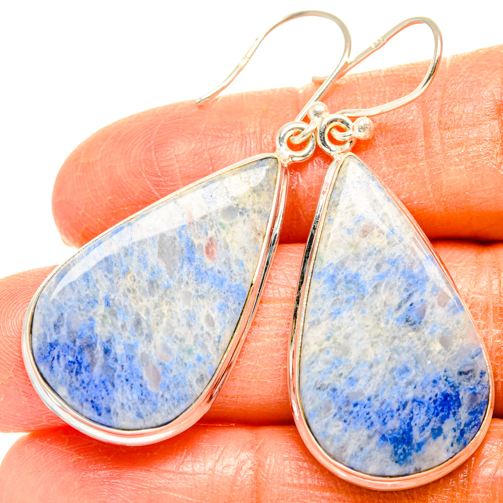 Sodalite Earrings handcrafted by Anasilvercos - EARR428088