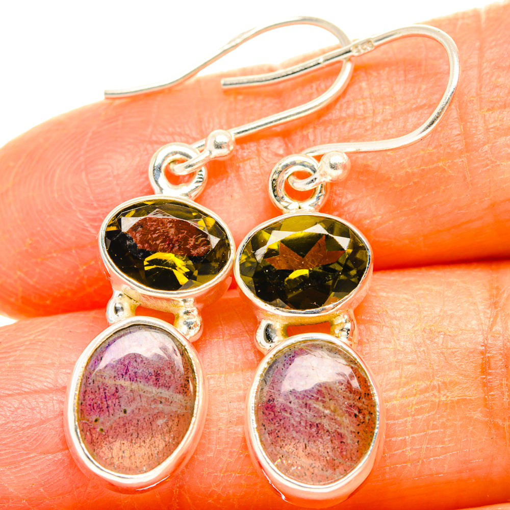 Labradorite Earrings handcrafted by Anasilvercos - EARR428134