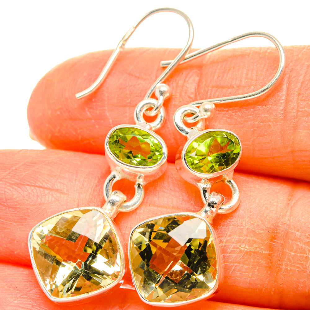 Citrine Earrings handcrafted by Anasilvercos - EARR428281