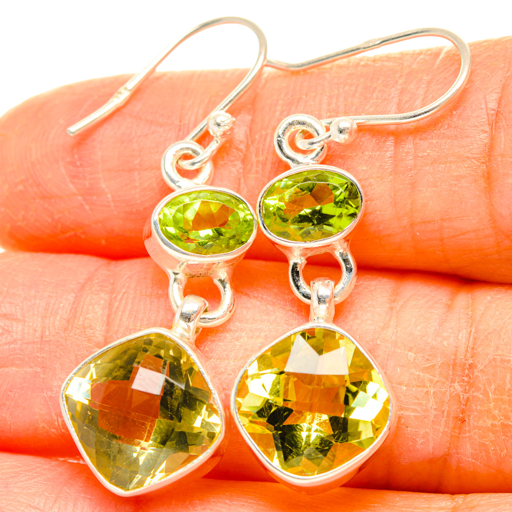 Citrine Earrings handcrafted by Anasilvercos - EARR428297