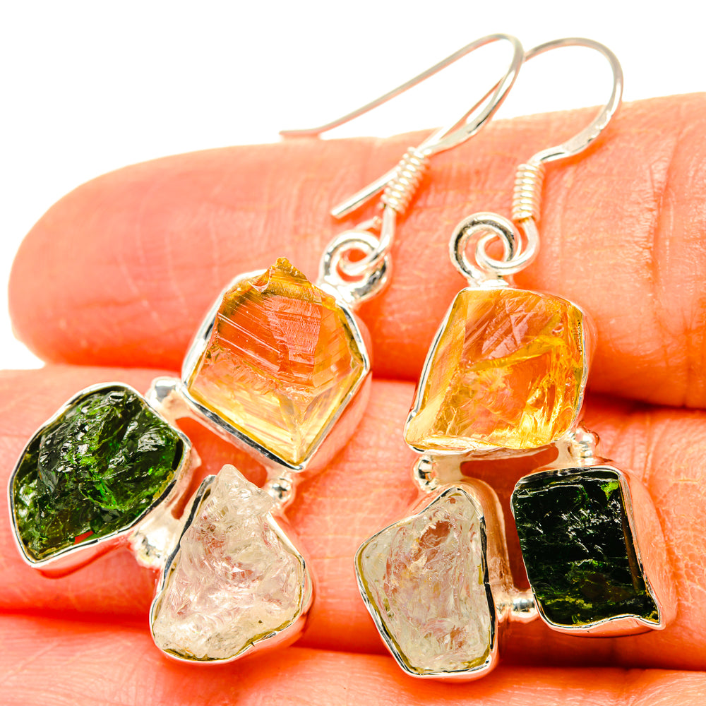Citrine Earrings handcrafted by Anasilvercos - EARR428328