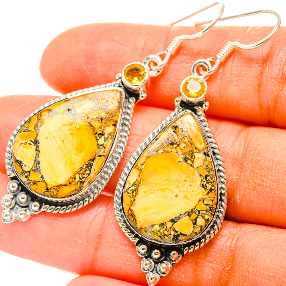 Maligano Jasper Earrings handcrafted by Anasilvercos - EARR428383