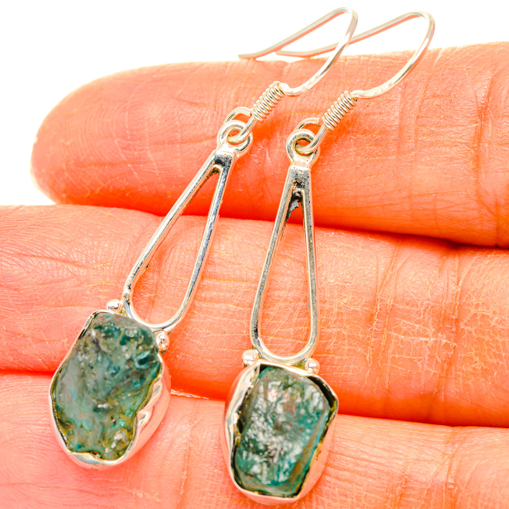 Apatite Earrings handcrafted by Anasilvercos - EARR428406