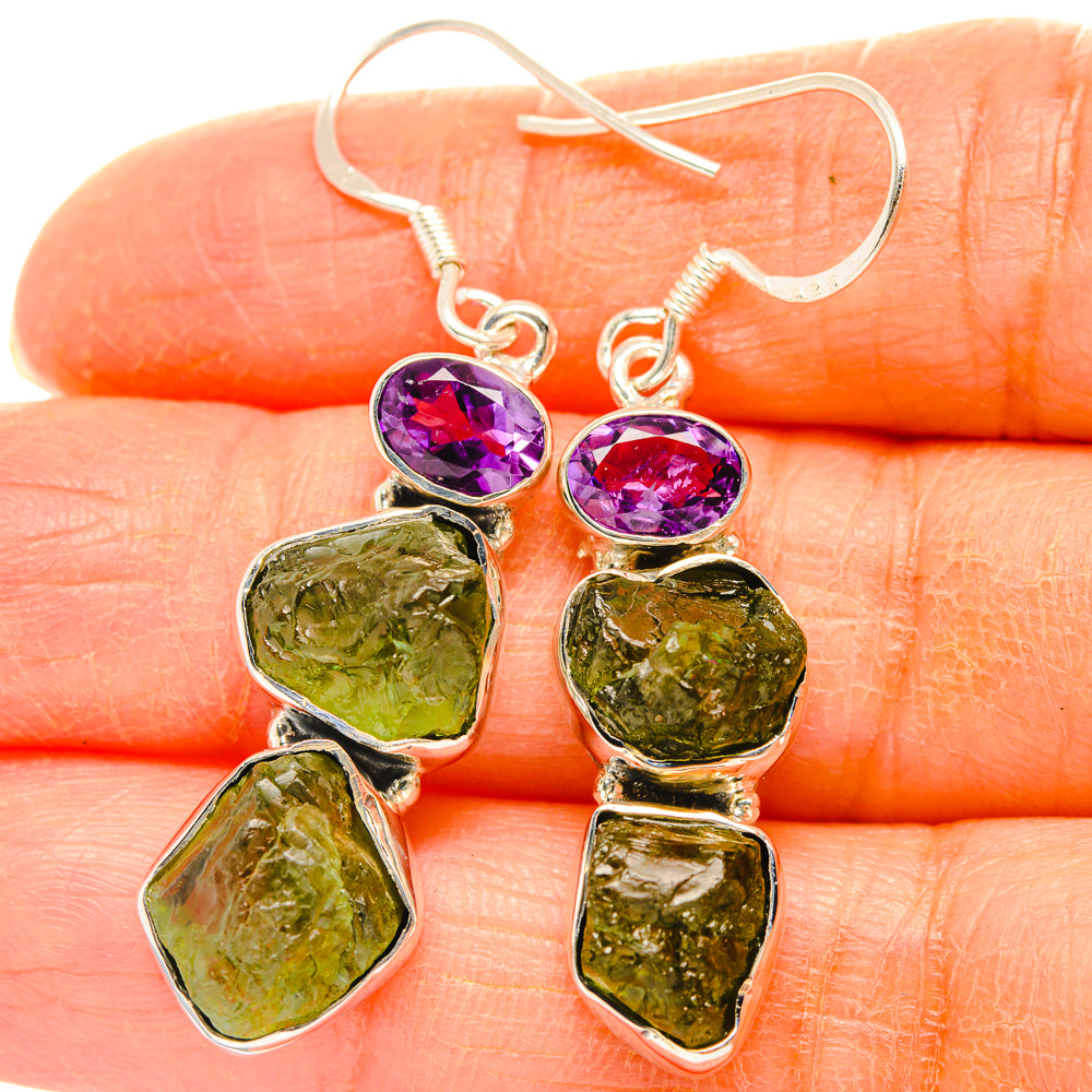 Peridot Earrings handcrafted by Anasilvercos - EARR428426