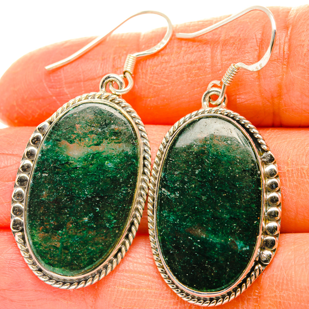 Green Aventurine Earrings handcrafted by Anasilvercos - EARR428431
