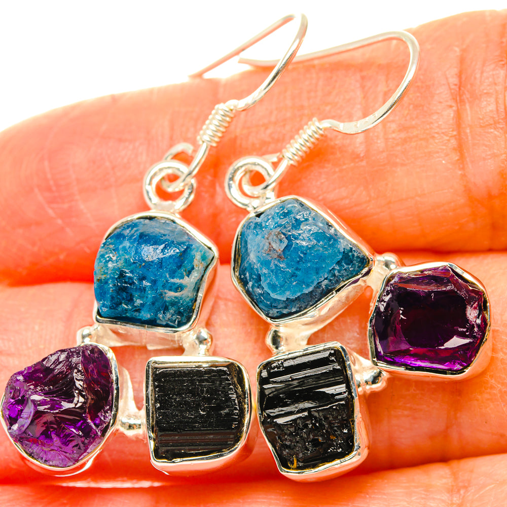 Apatite Earrings handcrafted by Anasilvercos - EARR428461