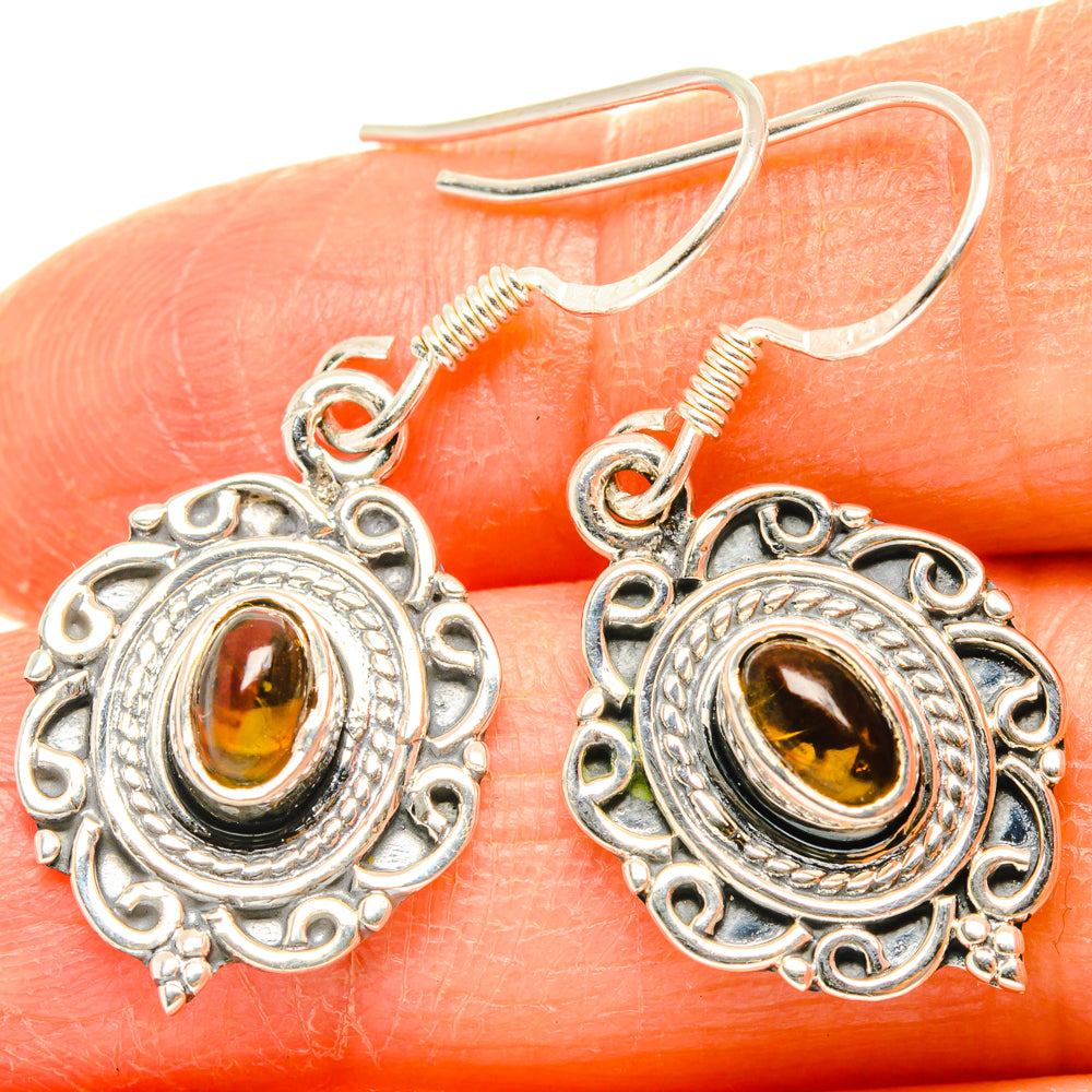 Citrine Earrings handcrafted by Anasilvercos - EARR428462