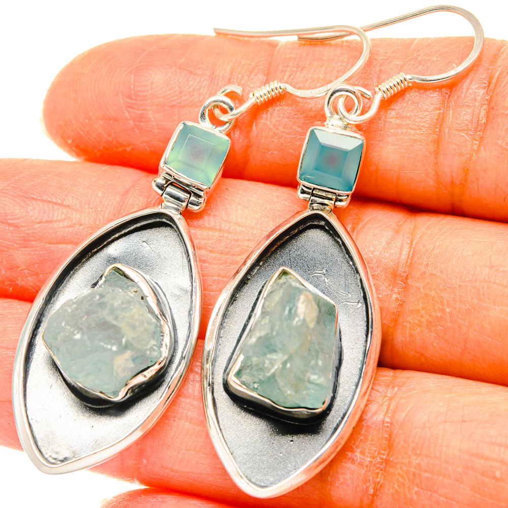Aquamarine Earrings handcrafted by Anasilvercos - EARR428465