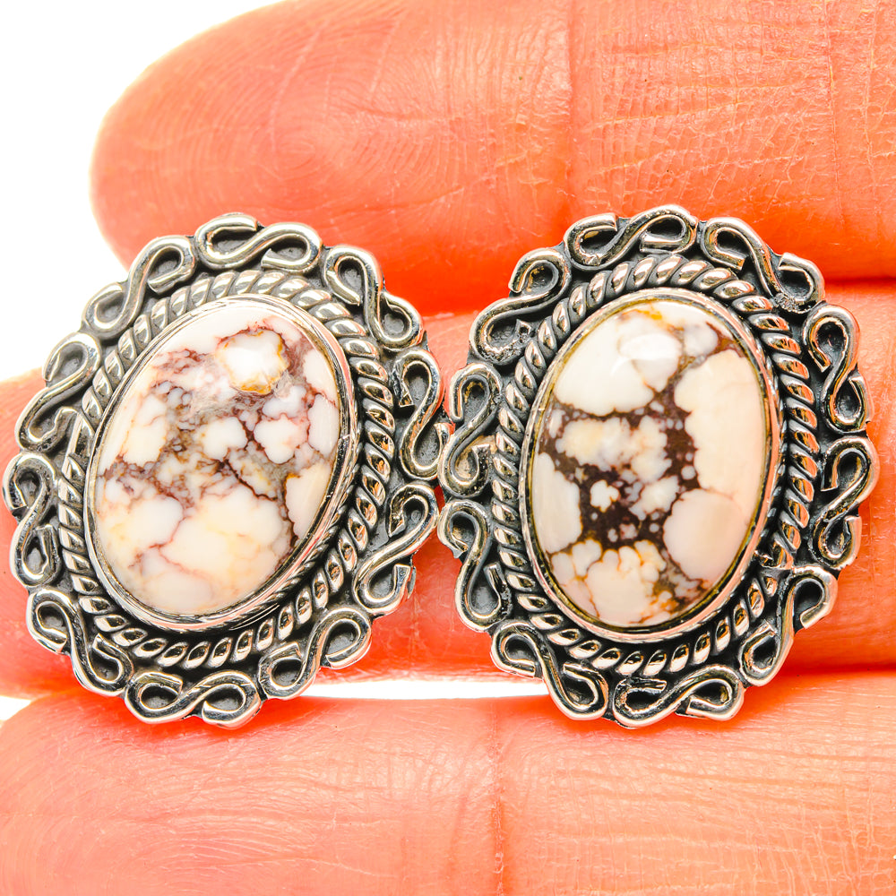 Wild Horse Jasper Earrings handcrafted by Anasilvercos - EARR428477