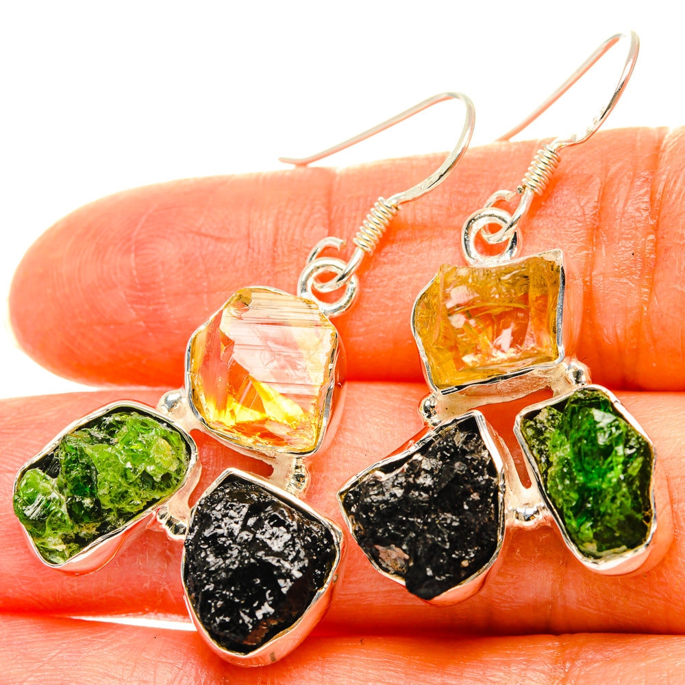 Citrine Earrings handcrafted by Anasilvercos - EARR428510