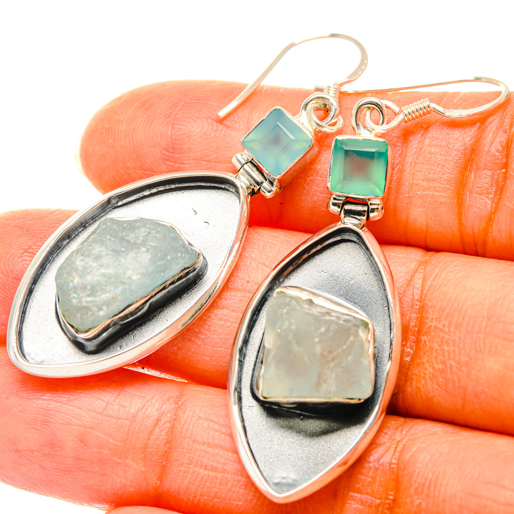 Aquamarine Earrings handcrafted by Anasilvercos - EARR428535