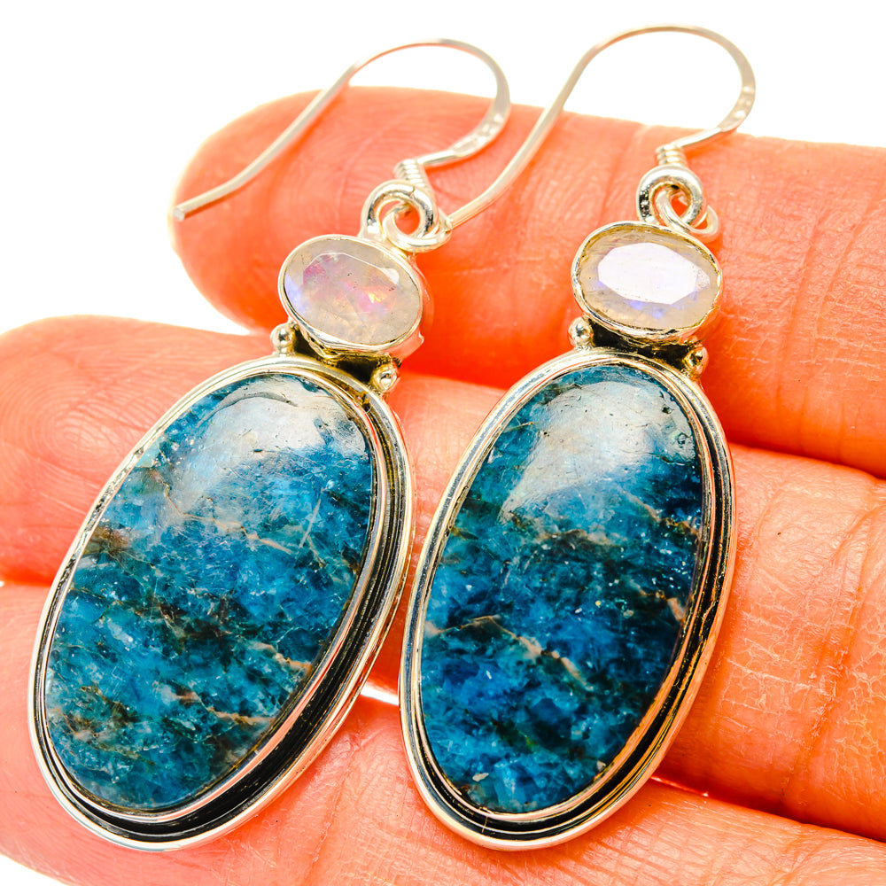 Apatite Earrings handcrafted by Anasilvercos - EARR428543