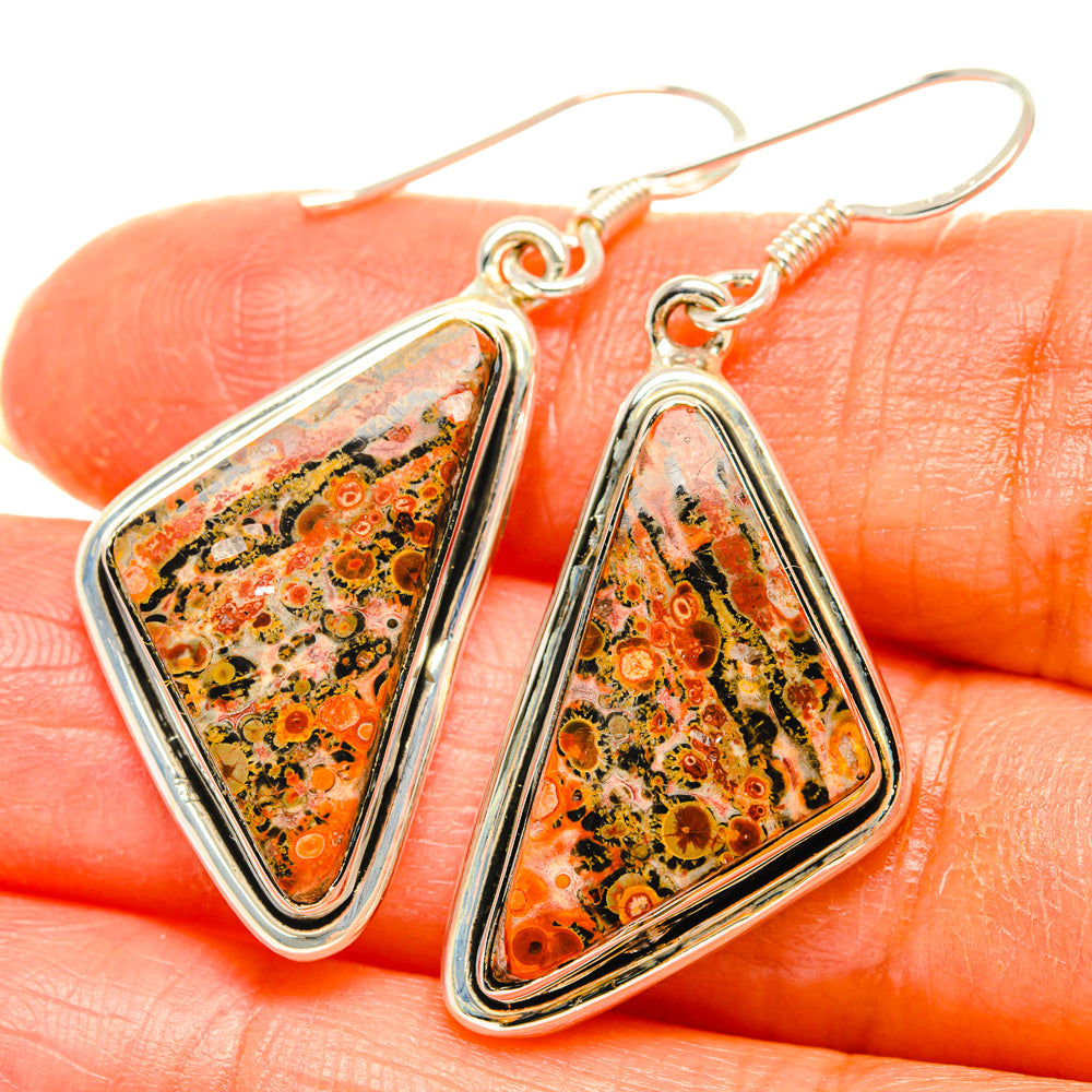Poppy Jasper Earrings handcrafted by Anasilvercos - EARR428595